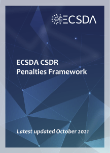 2021 10 05 ECSDA CSDR Penalties Framework