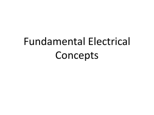 Fundamental Electrical Concepts Presentation