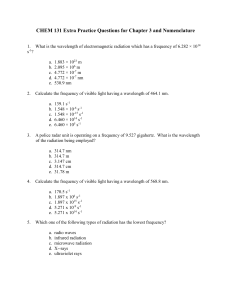 CHEM 131 Extra Practice Questions for Chapter 3