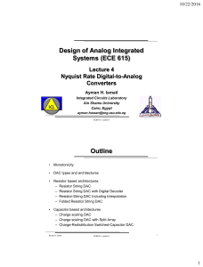 04- Nyquist rate DACs