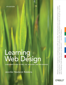 Learning Web Design  A Beginner's Guide to HTML, CSS, JavaScript, and Web Graphics ( PDFDrive )