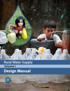 RURAL WATER SUPPLY DESIGN MANUAL VOL 1