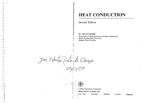 M. Necati Ozisik - Heat Conduction, 2nd Edition-Wiley-Interscience (1993)