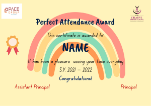 Attendance certificates for teachers