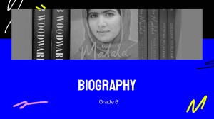 Introduction to Biography