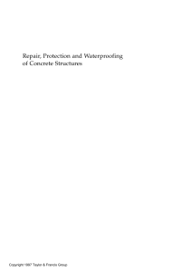 42. Repair, Protection and Waterproofing of Concrete Structures, P.H.Perkins