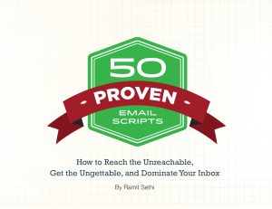 50 Proven Email Scripts by Ramit Sethi 