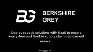 Berkshire Grey - RaaS slides