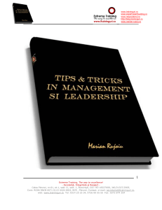 Tips and Tricks in management si leadership(BG-MJ)