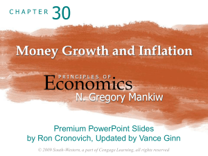 10. chapter 30-money growth  inflation