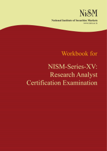 NISM-Series-XV Research Analyst workbook