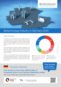 Biotech-in-Germany FactSheet 2020