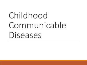Communicable disease 2023