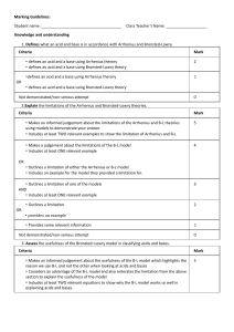 HSC Chem Multimedia Assessment Task 2 Marking Criteria