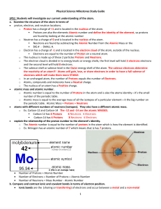 eoct physical science study guide fill in the blank answers