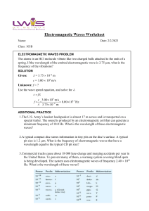 Chap 13 Section 1 Worksheet