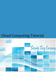 cloud computing tutorial