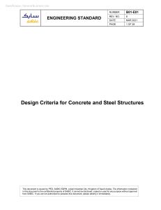 B01-E01 Rev 8 Mar 2021 Design Criteria for Concrete and Steel Structure