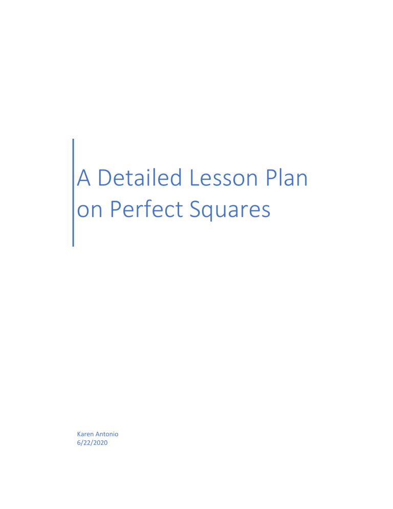 Perfect Square