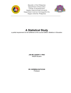 Statistical-Study