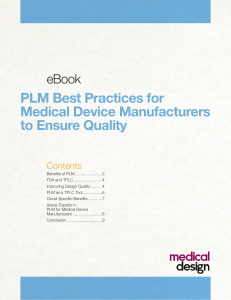 eBook PLM Best Practices for Medical Device Manufacturers to Ensure Quality