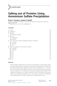duong-ly2014 salting out of protein using ammonium sulfate precipitation
