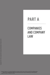 Hanrahan, Pamela, et al. Commercial Applications of Company Law 2021 ebook - Part A