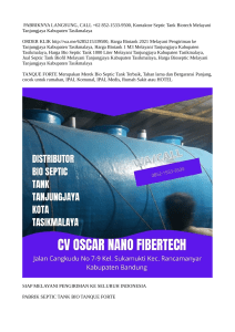 PABRIKNYA LANGSUNG, CALL +62 852-1533-9500, Kontaktor Septic Tank Biotech Melayani Tanjungjaya Kabupaten Tasikmalaya