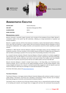 Administrative Executive - HEW 5 (OMO)