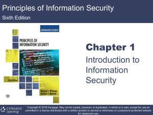 Principles of Information Security Textbook