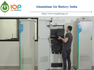 Aluminium Air Battery India