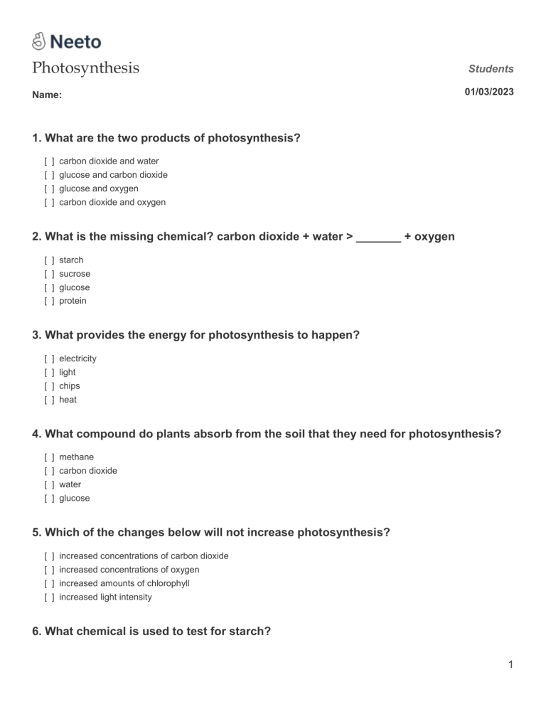 photosynthesis-quiz