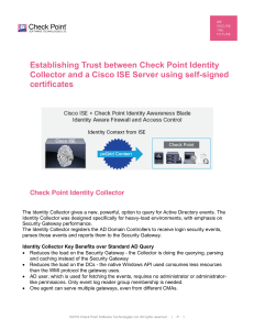 Check Point and ISE Intergration White Paper