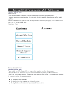 Microsoft 365 Fundamentals v1