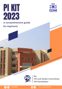 IIM Sambalpur PI Kit 2023: Interview Guide for MBA Aspirants