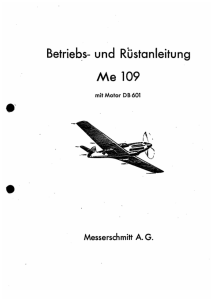 [aviation] - [manuals] - Messerschmitt Bf-109 E