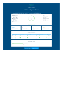 Flutter Beginners Course Test Result