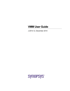 vmm user guide