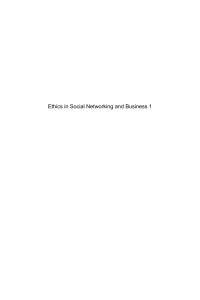 (Innovation entrepreneurship and management series) Massotte, Pierre - Ethics in social networking and business. 1, Theory, practice and current recommendations-ISTE (2017)