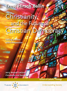 Christianity and the Future of Christian Democracy