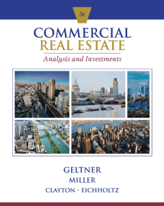 Commercial Real Estate Analysis & Investment,3rd+ed,2014