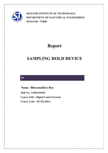 sampling hold device