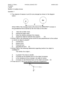 grade 11 term 1 test