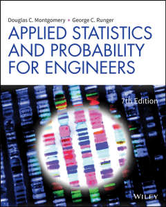 Montgomery D.C., Runger G.C - Applied statistics and probability for engineers-Wiley (2018)