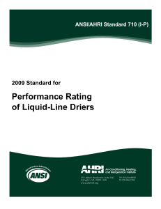 ANSI AHRI Standard 710 I-P 2009