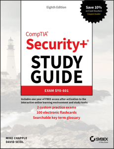 Comptia Security+ SY0-601 Official Study Guide