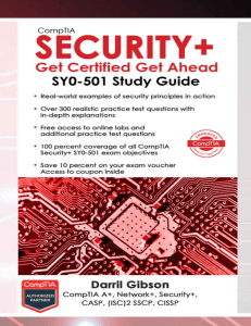 CompTIA Security+ Get Certified Get Ahead SY0-501 Study Guide by Darril Gibson