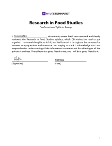 Research in Food Studies syllabus receipt1