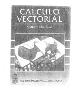 Cálculo vectorial-Claudio Pita