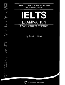 Check Your Vocabulary for IELTS Examination